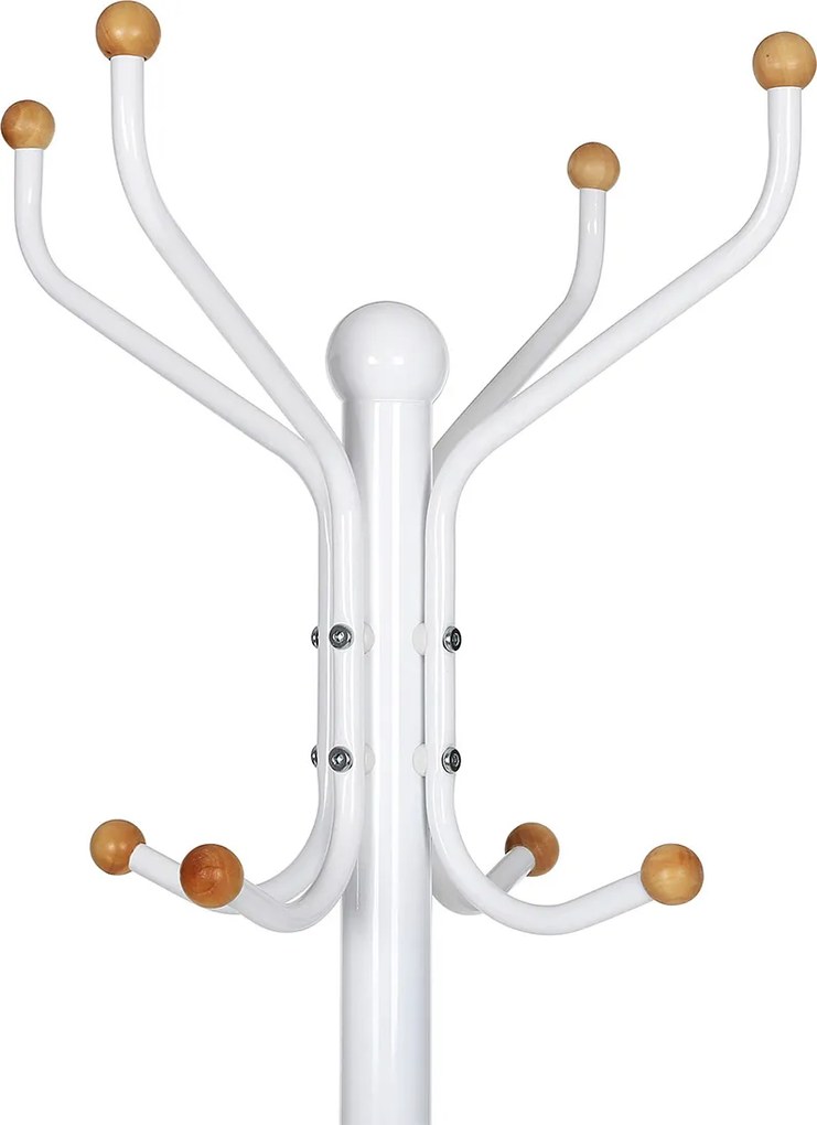 Cabide bengaleiro metal 182 x 44 cm (A x Ø) branco