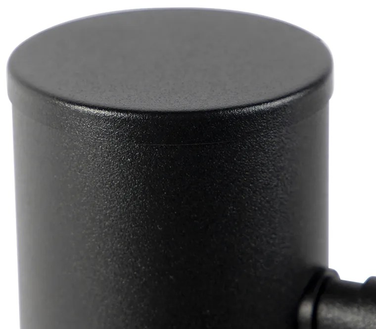 Candeeiro exterior preto 45 cm ajustável IP44 - Solo Moderno