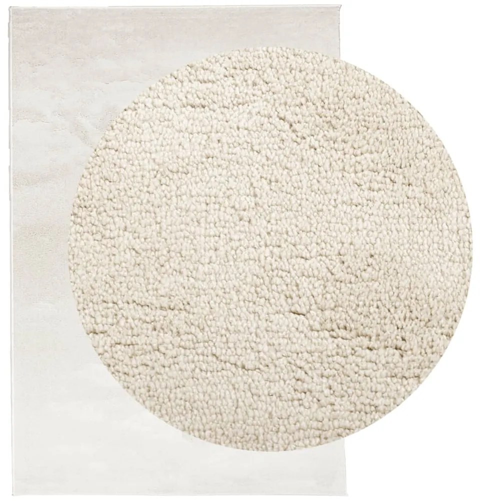 Tapete de pelo curto OVIEDO 160x230 cm bege