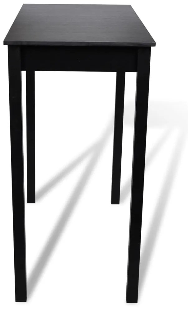 Mesa de bar com 4 cadeiras de bar preto