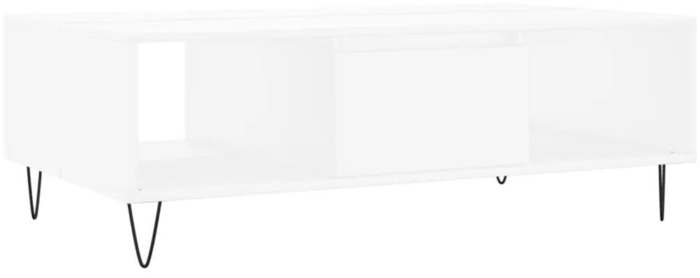 Mesa de centro 104x60x35 cm derivados de madeira branco