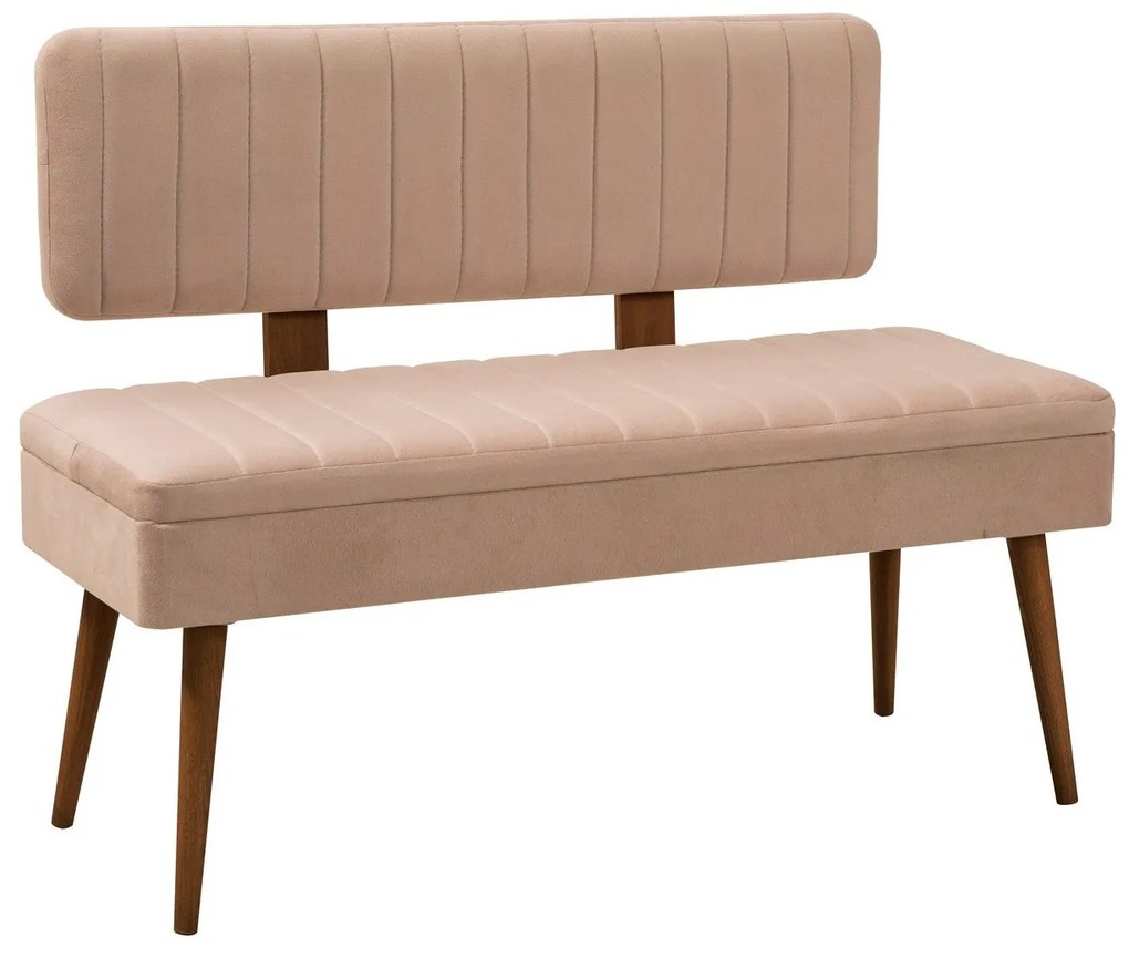 Conjunto de Mesa de Jantar Extensível e Cadeiras Vina – Nogueira – Mes
