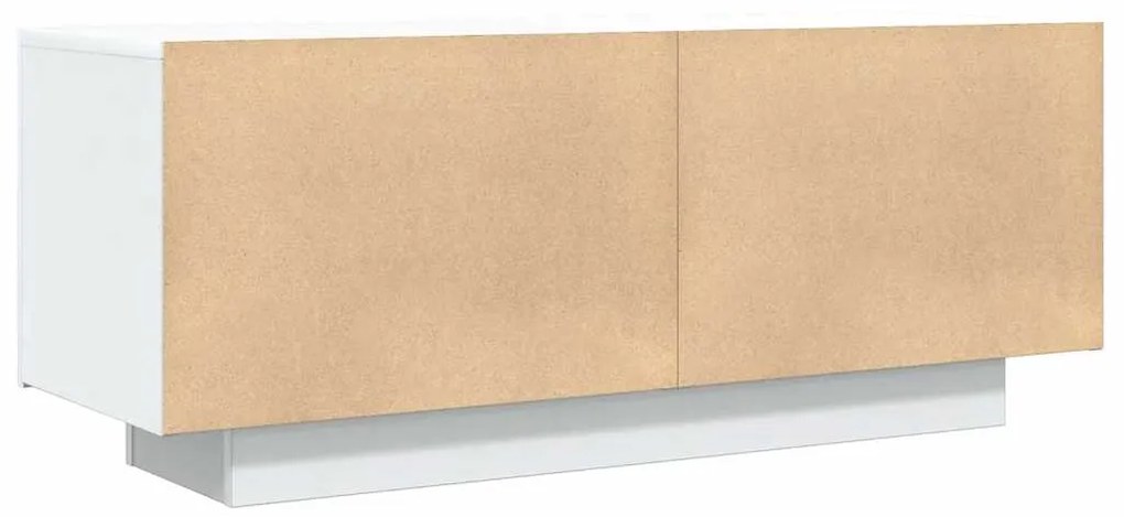 Móvel p/ TV 100x35x40cm madeira processada branco