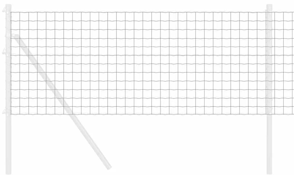 Cerca Euro Cinza 0,6x10 m Aço