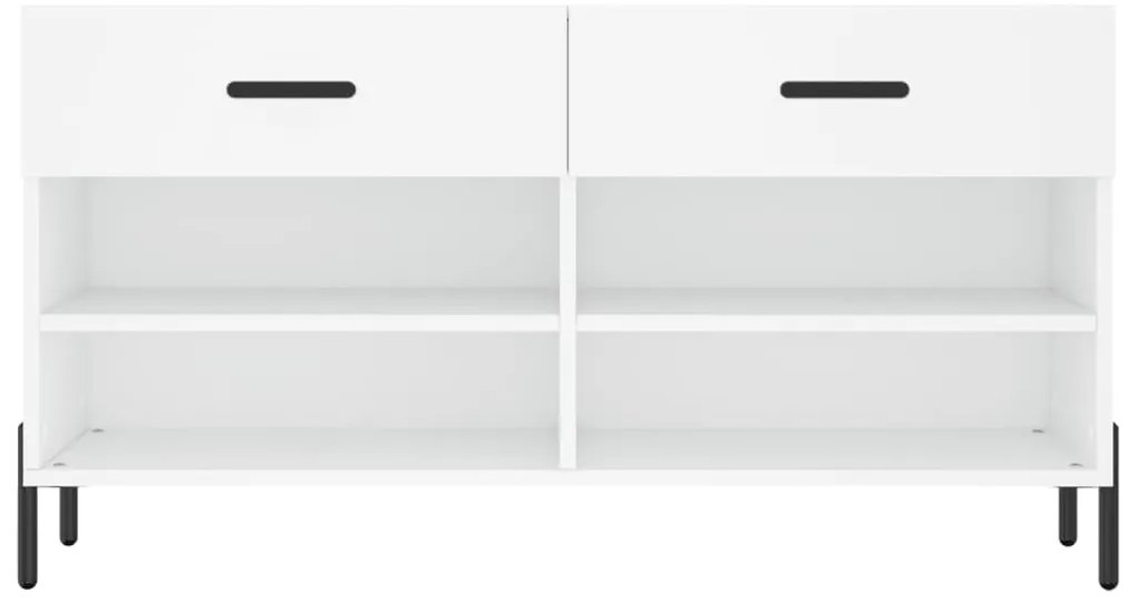 Banco sapateira 102x35x55 cm derivados de madeira branco