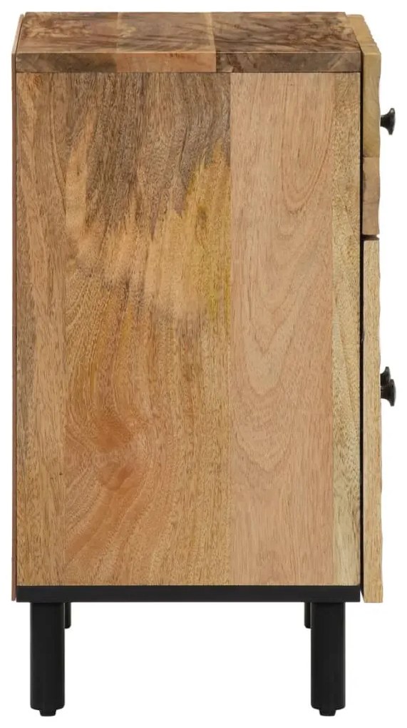 Mesa de cabeceira 50x33x60 cm madeira de mangueira maciça