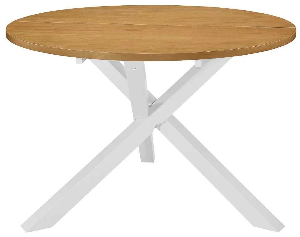 Mesa de jantar 120x75 cm MDF branco