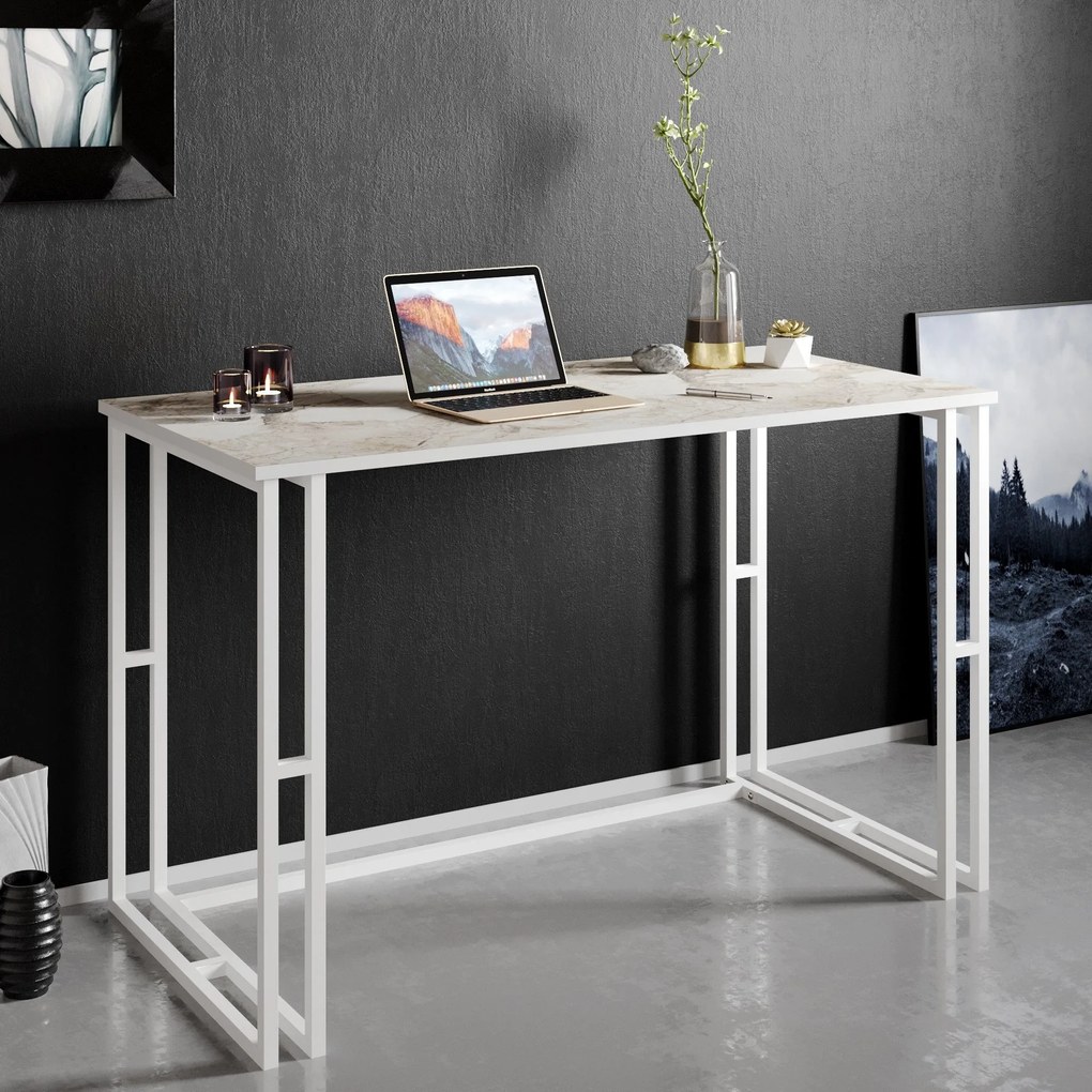 Secretária Alfa – Branco – 120 cm x 75 cm x 60 cm
