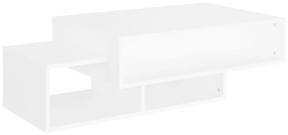 Mesa de centro 105x55x32 cm contraplacado branco
