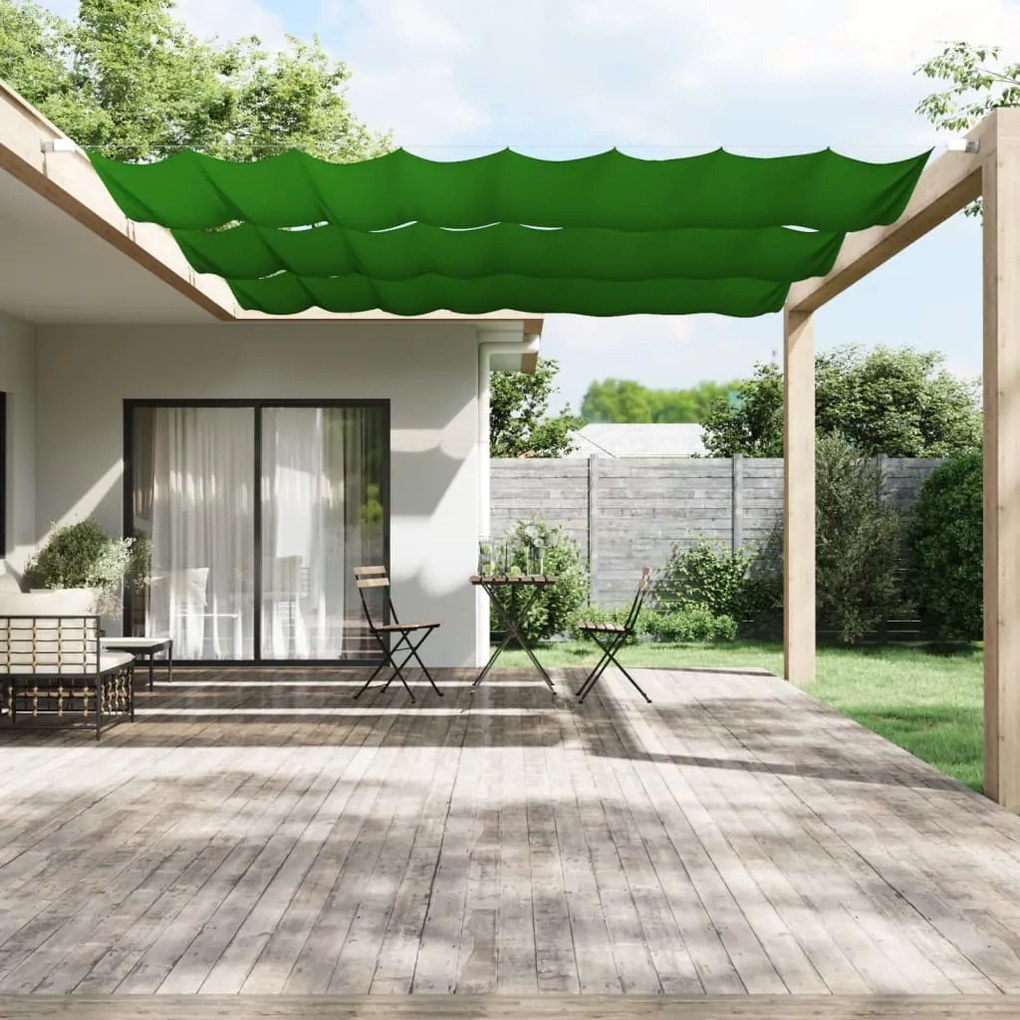 Toldo vertical 140x600 cm tecido oxford verde-claro