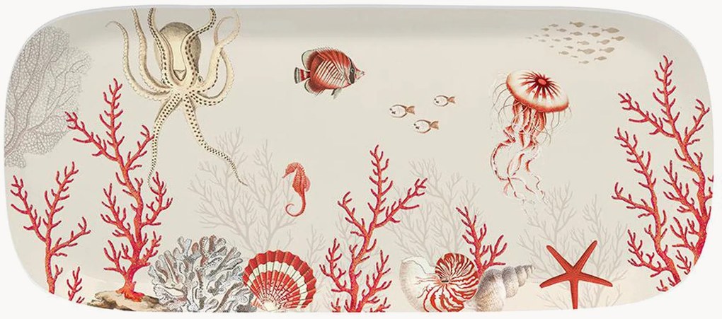 Travessa de servir em porcelana Coral Reef