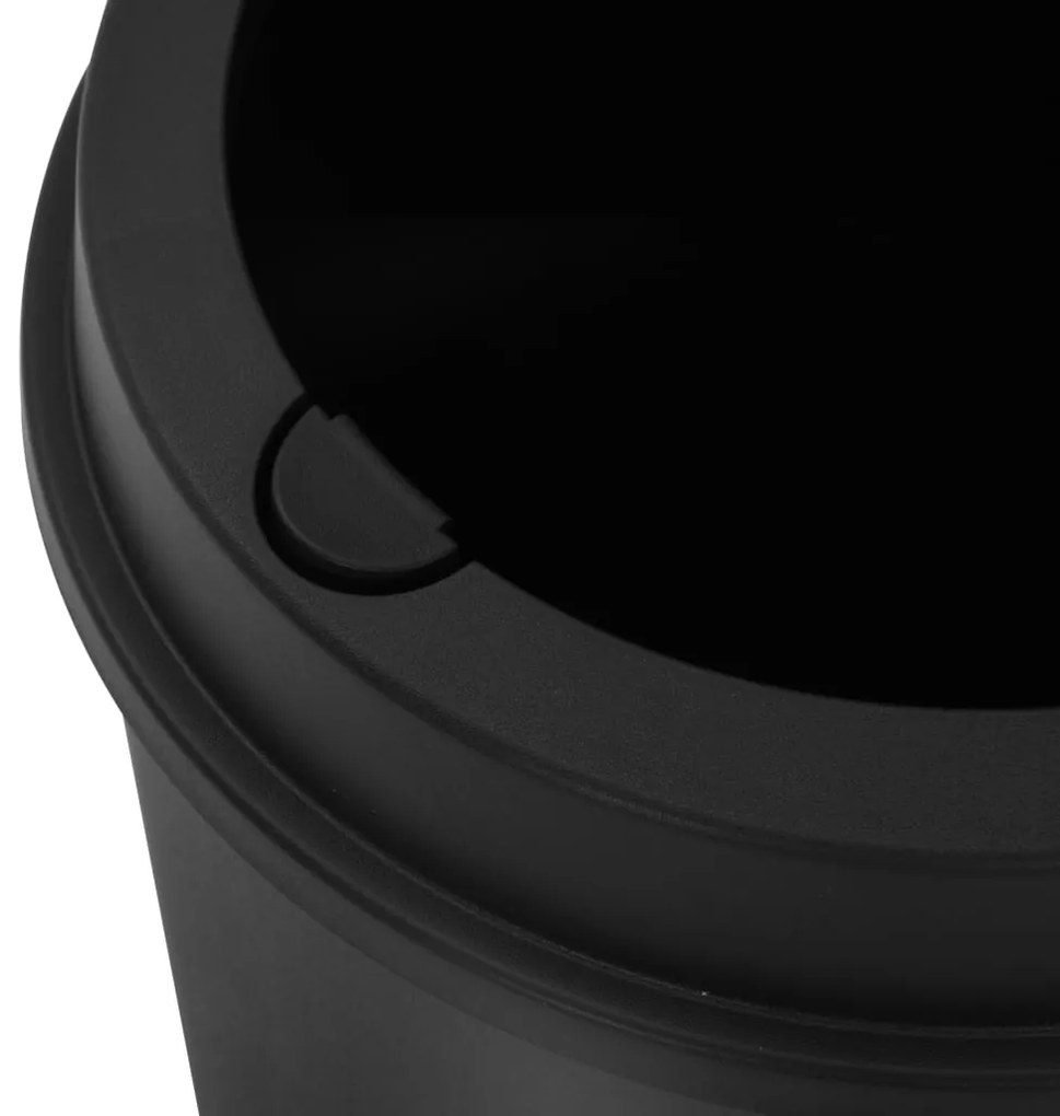 Caixote de lixo duplo 50 L preto