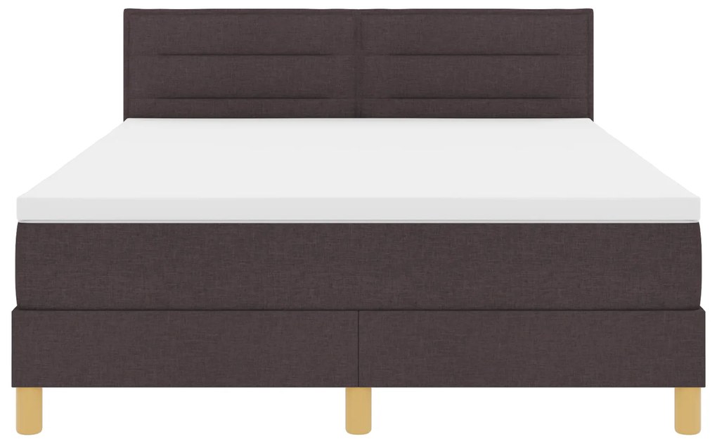 Cama Box com Colchão Castanha 140x190 cm Tecido