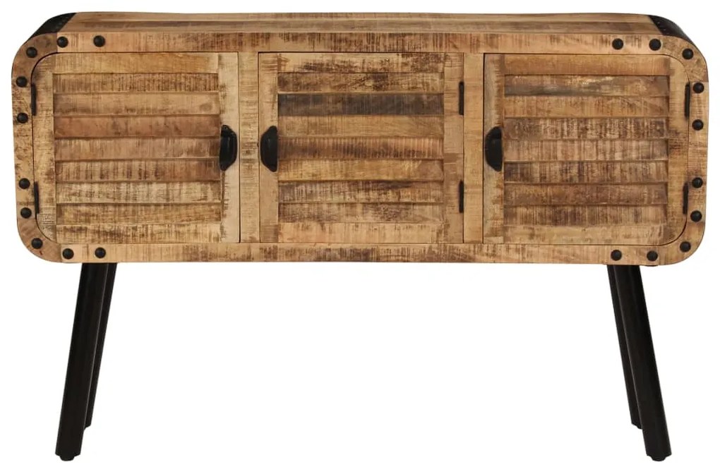 Aparador em madeira de mangueira maciça 120x30x76 cm