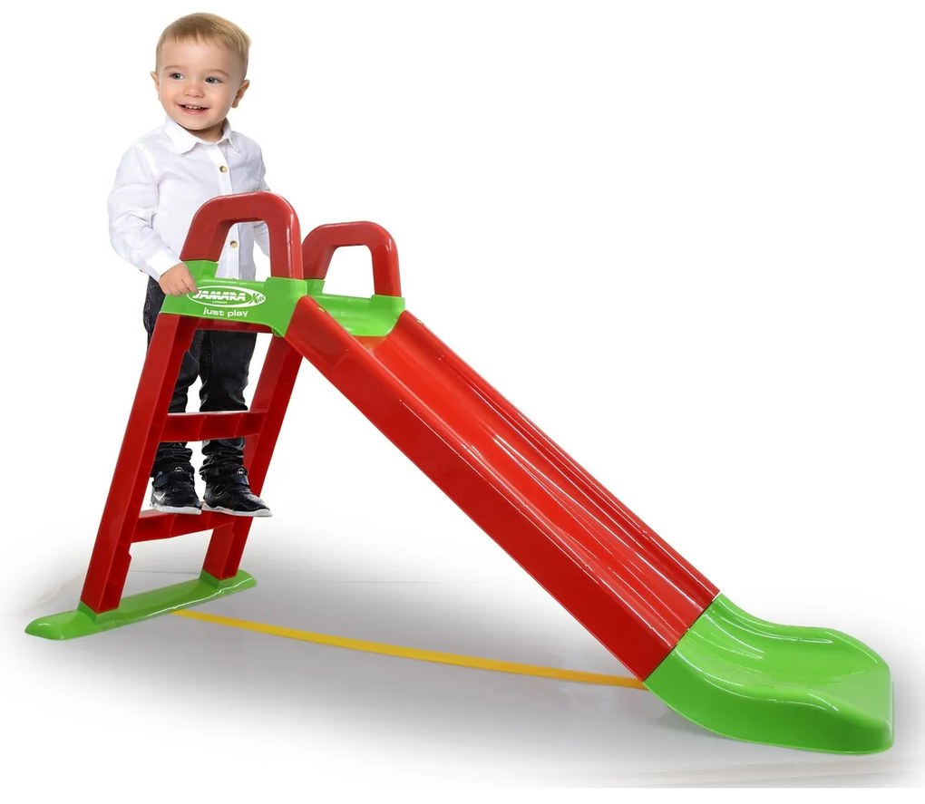 Escorrega infantil Funny Slide vermelho e verde