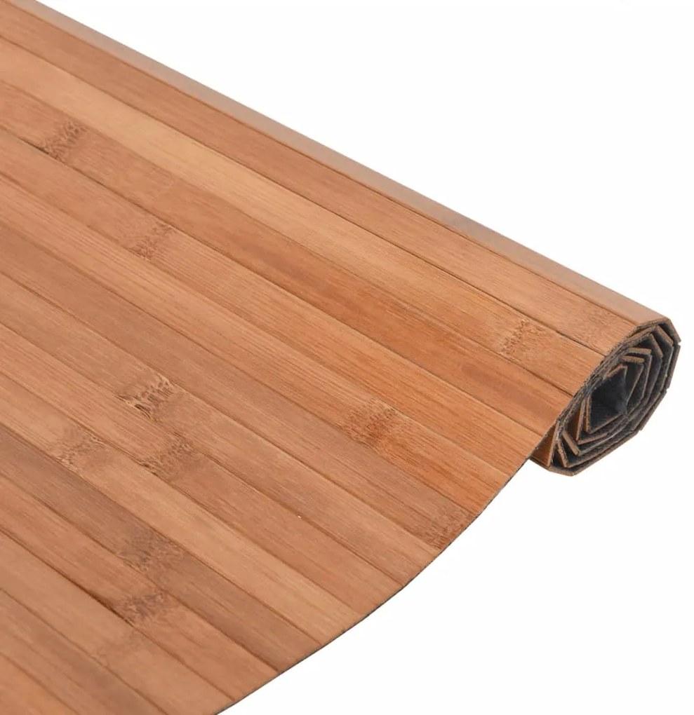 Tapete retangular 70x200 cm bambu cor natural