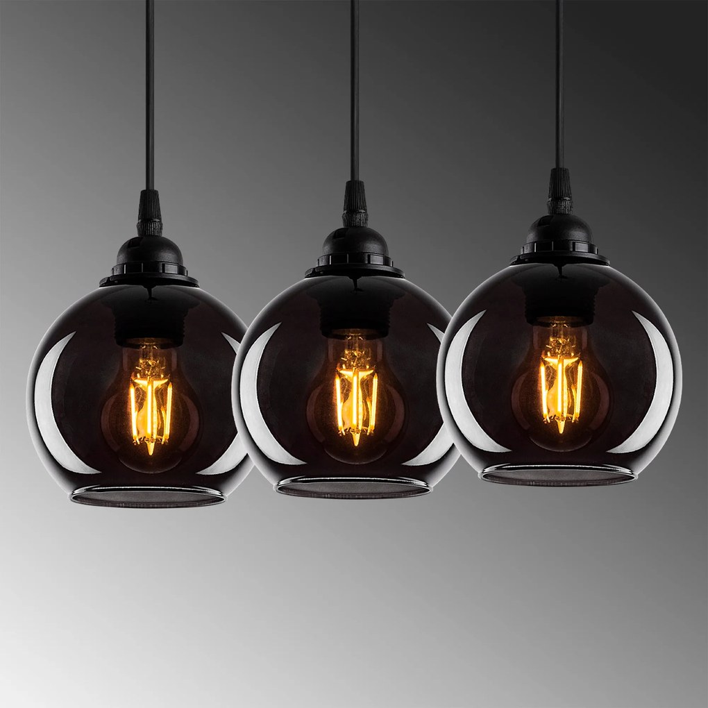 Chandelier Smoked – Fume – 65 x 65 cm