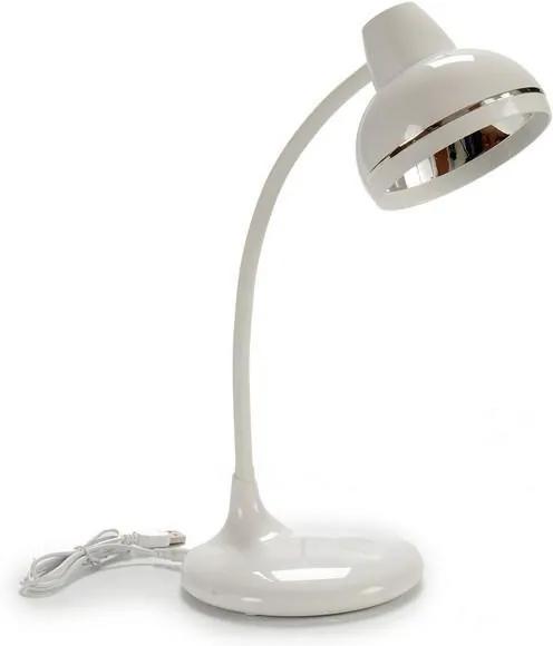 Lâmpada de secretária Plástico (14 x 42 x 14 cm) Branco USB
