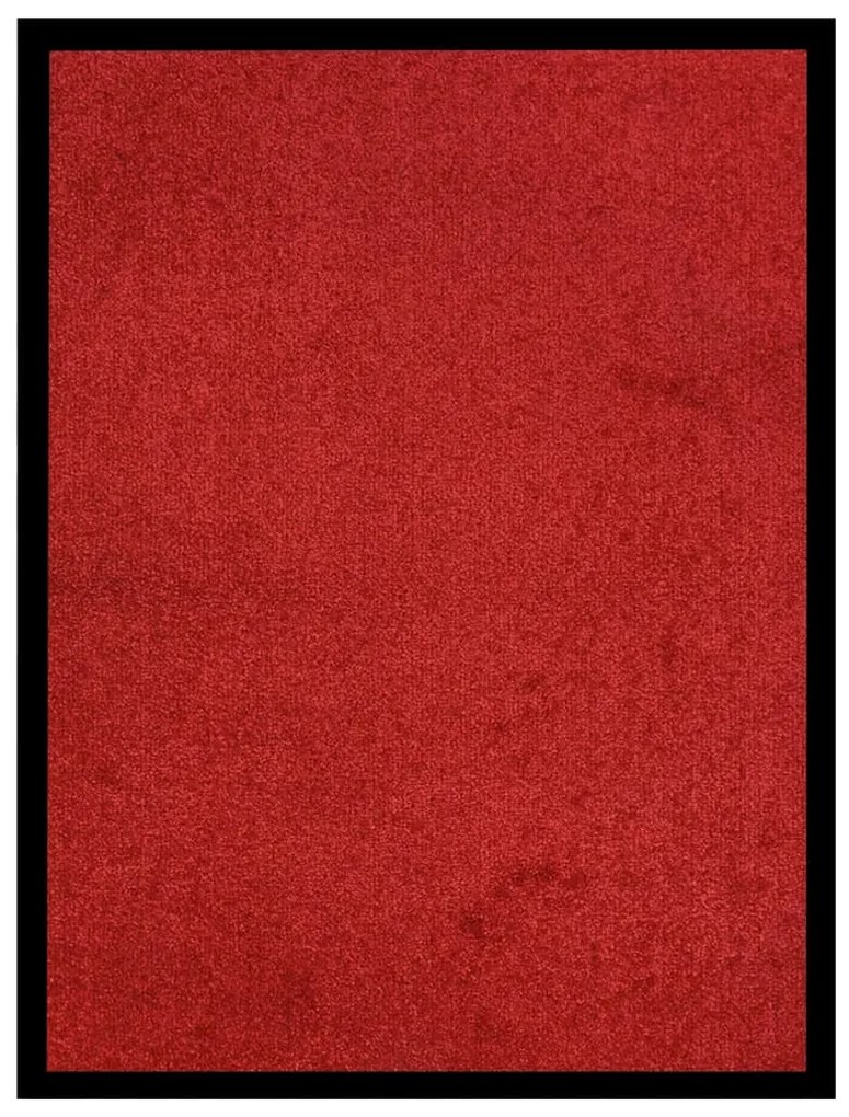 Tapete de porta 40x60 cm vermelho