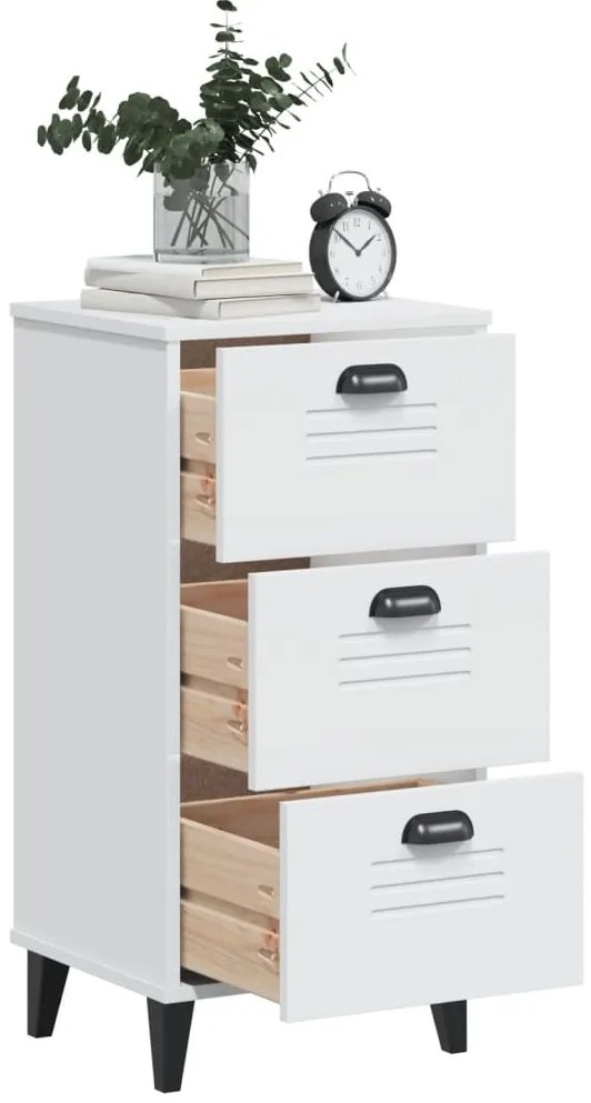 Mesa de cabeceira VIKEN derivados de madeira branco