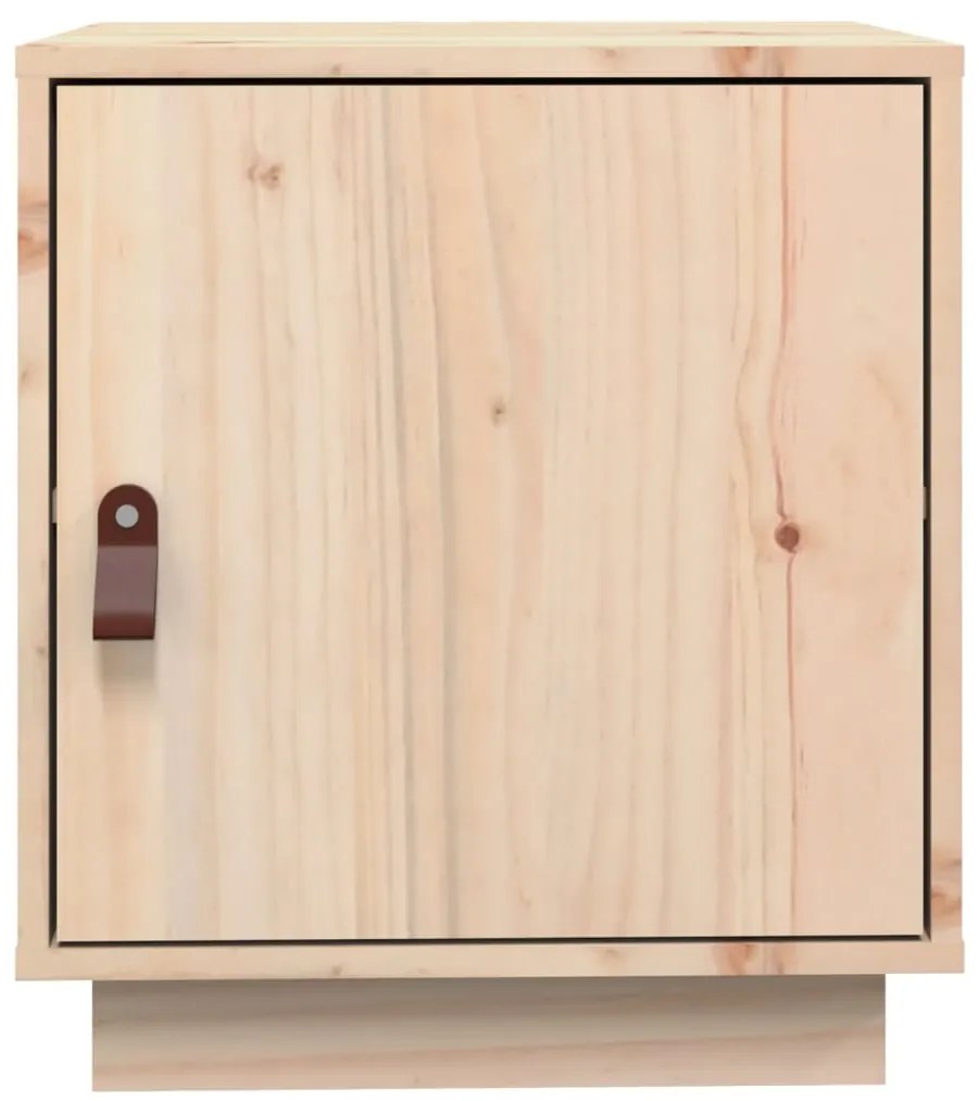 Mesas de cabeceira 2 pcs 40x34x45 cm madeira de pinho maciça