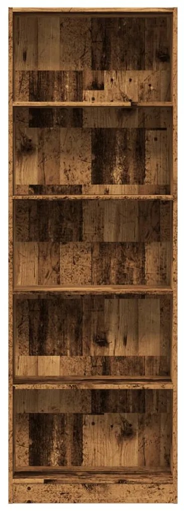 Estante 60x24x176 cm derivados de madeira madeira velha