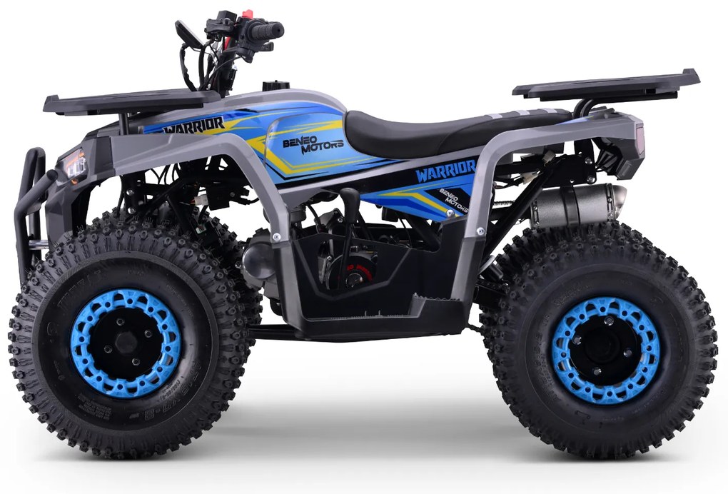 Moto 4 gasolina crianças Motors WARRIOR 125cc Azul