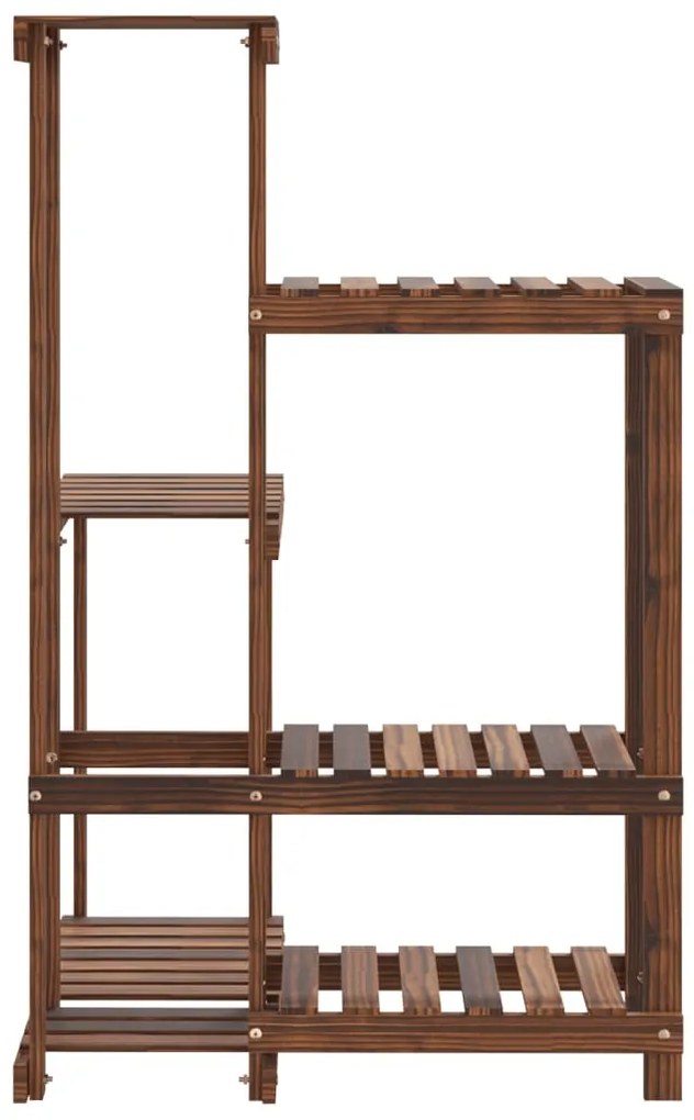 Suporte de plantas 62,5x61,5x101,5 cm madeira de abeto maciça