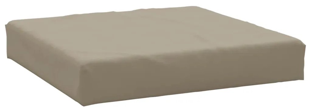 Almofadões de paletes 3 pcs tecido oxford cinza-acastanhado