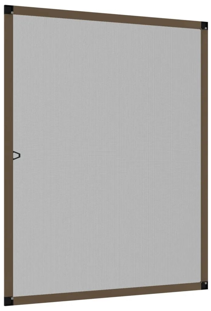 Tela anti-insetos para janela 100x120 cm castanho