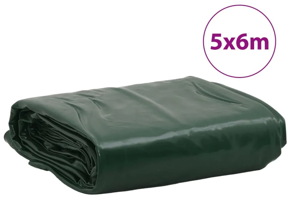 Lona 5x6 m 650 g/m² verde