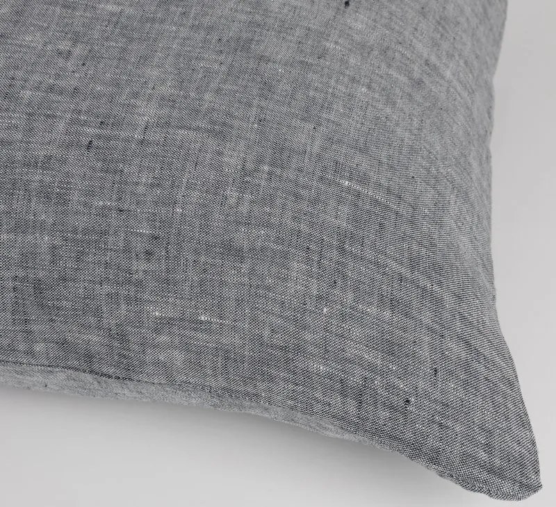 160x200 cm - 4 cores -  Jogo de lençóis 100% linho lavado: Cinzento matizado