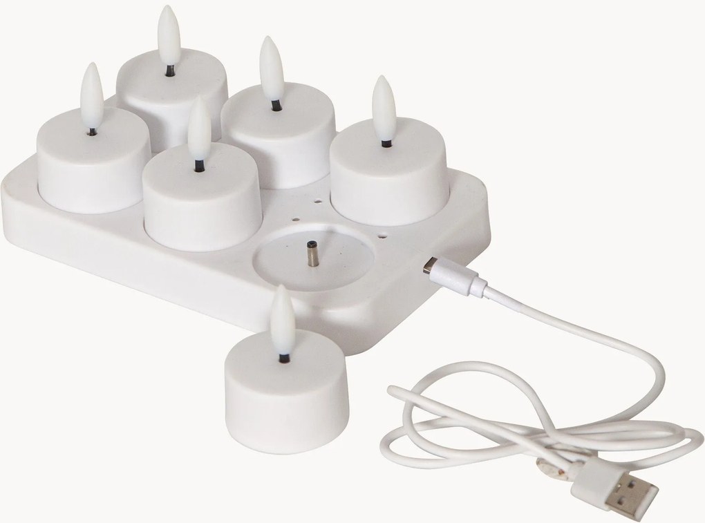 Velas LED Flame Charge, conjunto de 6