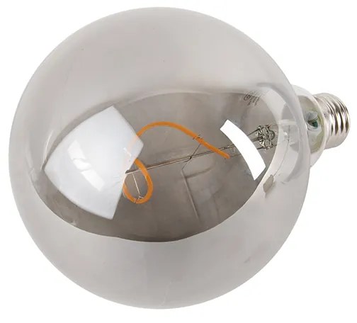 Conjunto de 5 lâmpadas LED E27 reguláveis Smoke G125 4W 130 lm 1900K