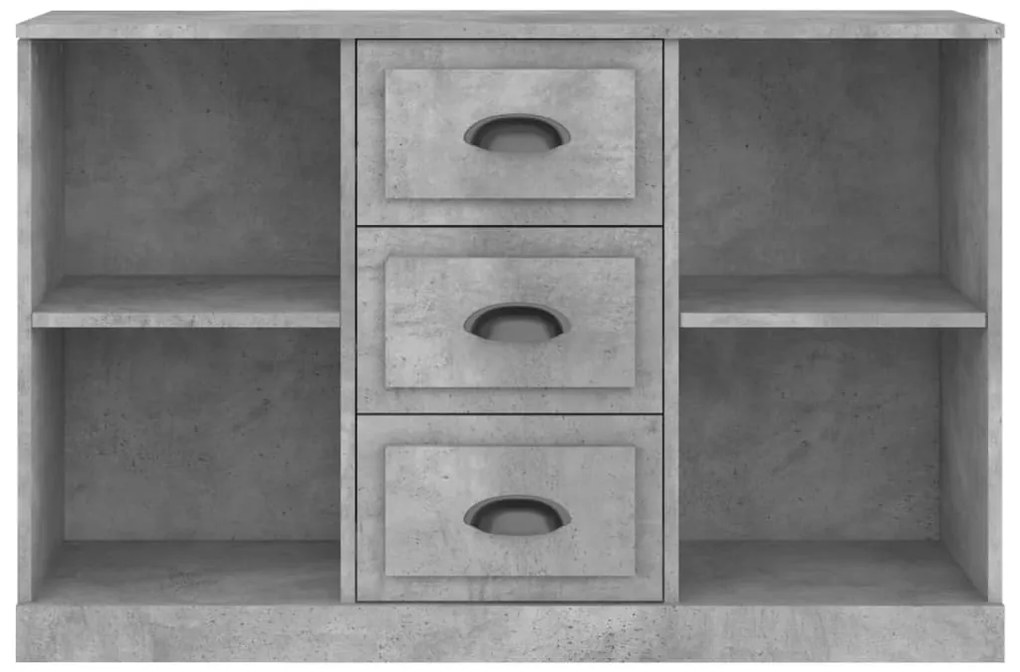 Aparador 104,5x35,5x67,5 cm derivados de madeira cinza cimento