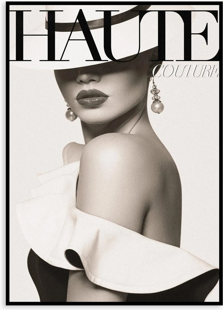 Póster emoldurado Couture 7