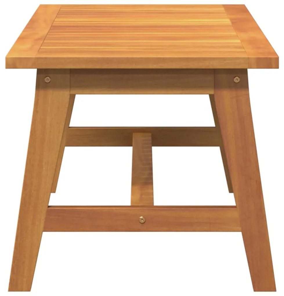 Mesa de Café vidaXL 90x45x40 cm Madeira Sólida de Acácia