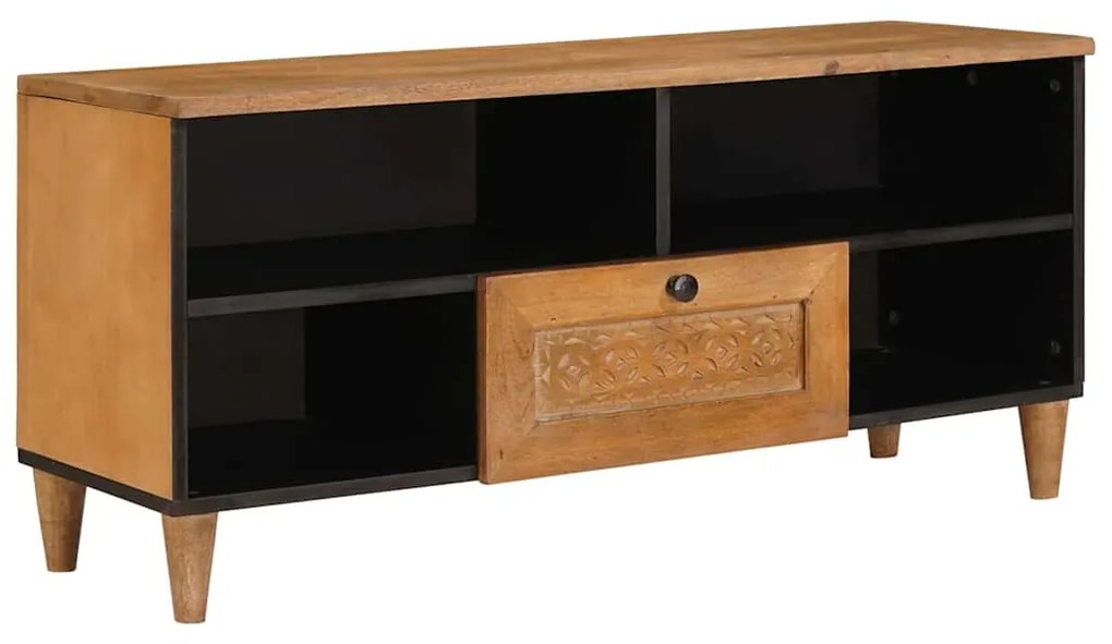 vidaXL Unidades de TV Marrom Claro 105 x 33 x 46 cm Madeira processada