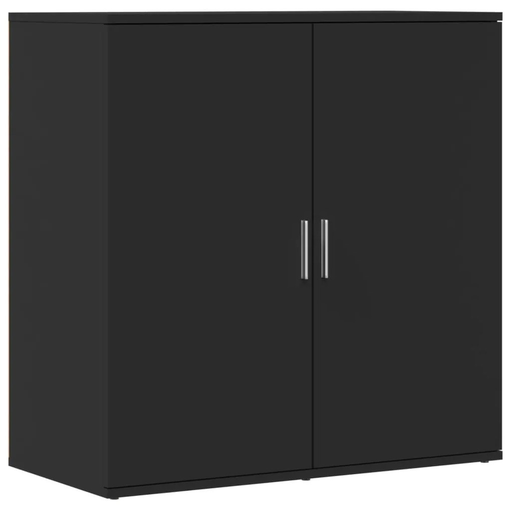 Aparadores 2 pcs 79x38x80 cm derivados de madeira preto