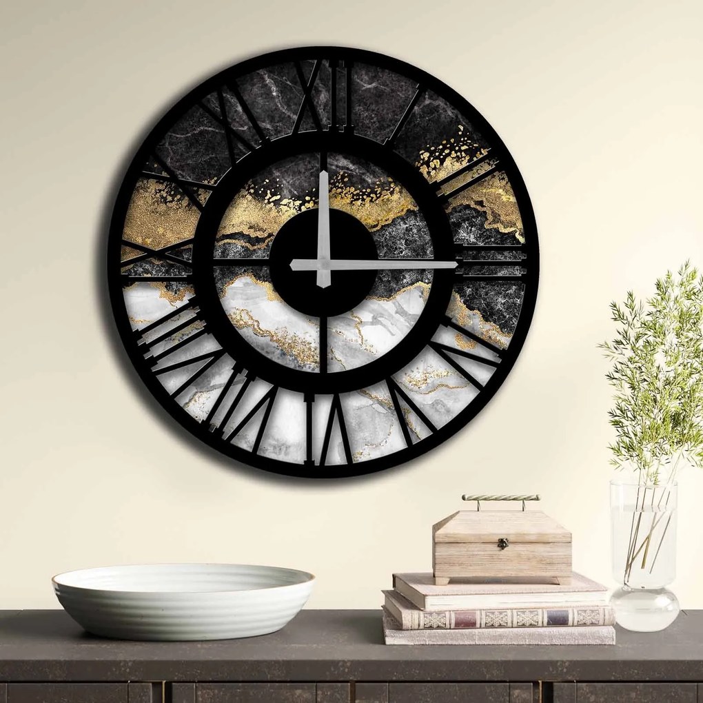 Relógio Decorativo MDF 5050MS-027 – Multicolor – 50 cm
