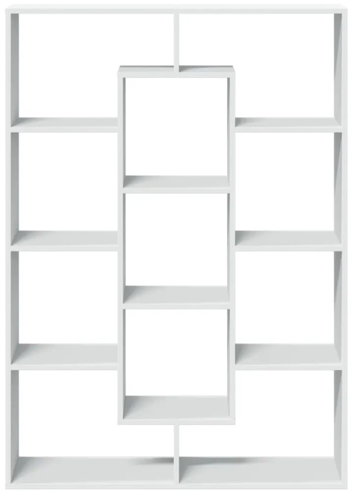 Estante 102x29x143 cm contraplacado branco