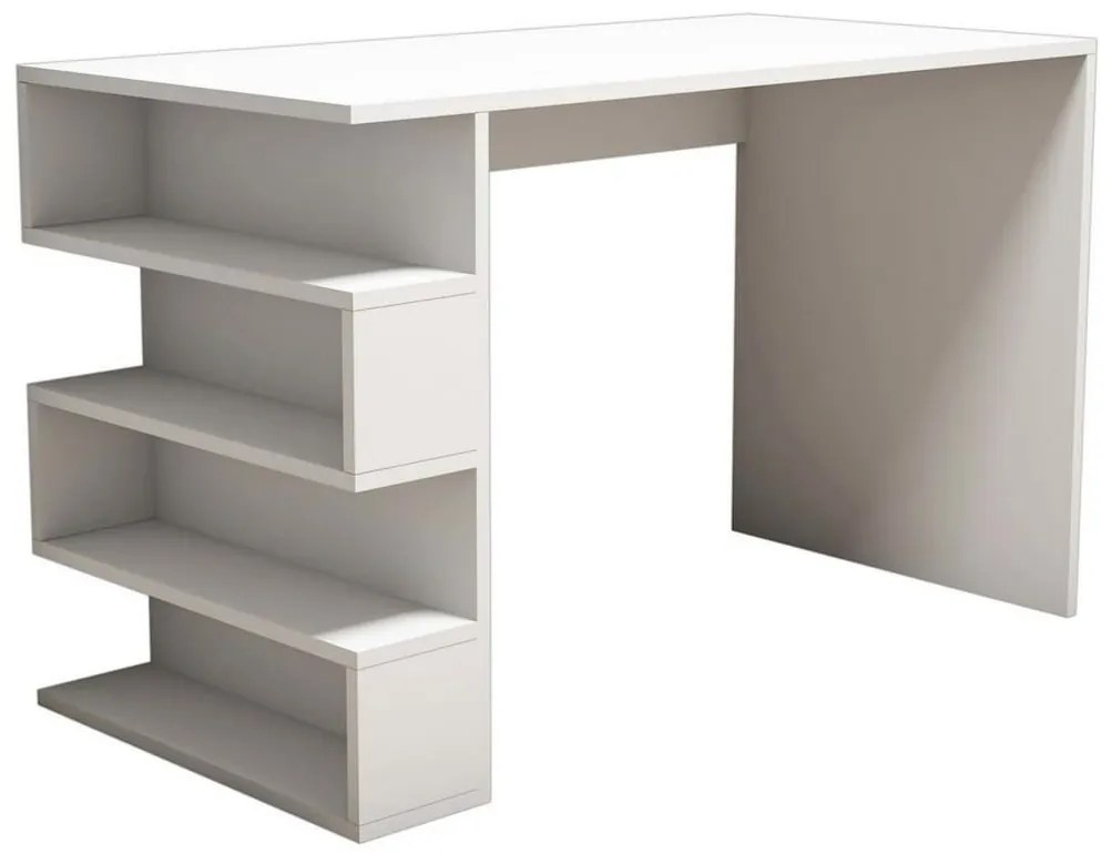 432291 Homemania Secretária de computador Limber 120x60x75 cm branco