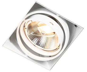 Foco embutido branco GU10 AR111 sem moldura ajustável - Oneon Moderno