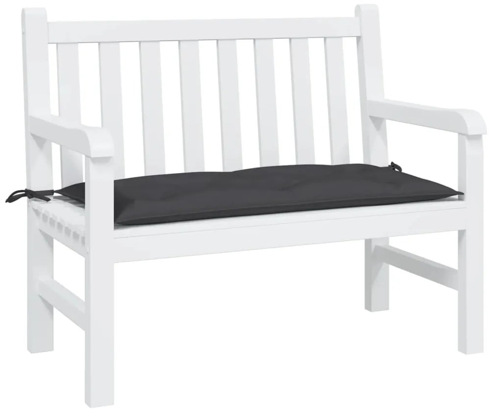 Almofadão p/ banco de jardim 110x50x7 cm tecido preto