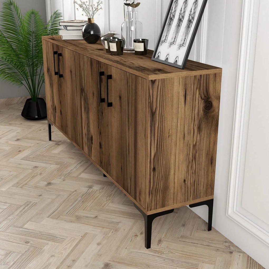 Console Kiev – Walnut – 160 cm x 78 cm x 35 cm