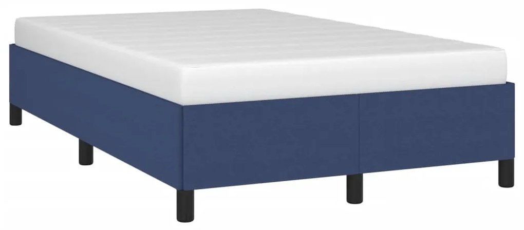 Estrutura de cama 120x190 cm tecido azul