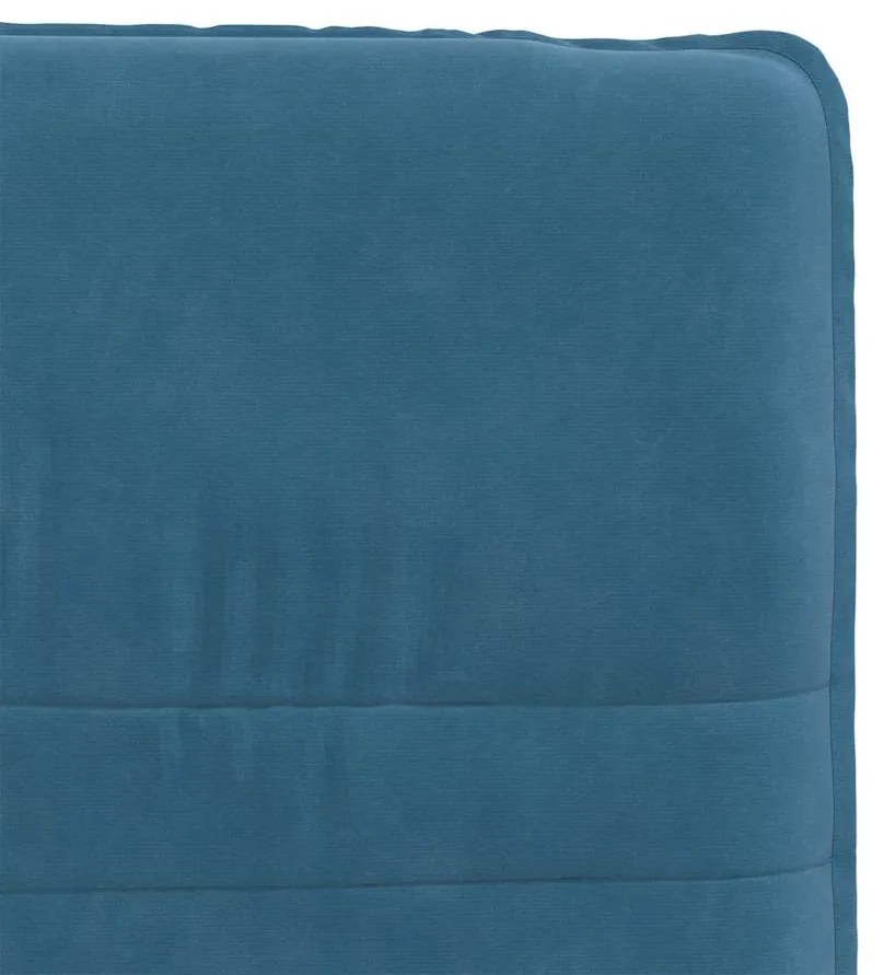 Cadeiras de jantar 2 pcs veludo azul