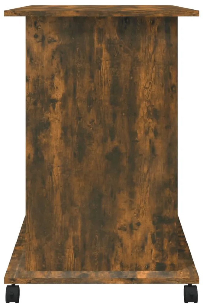 Mesa de computador 80x50x75cm derivados madeira carvalho fumado