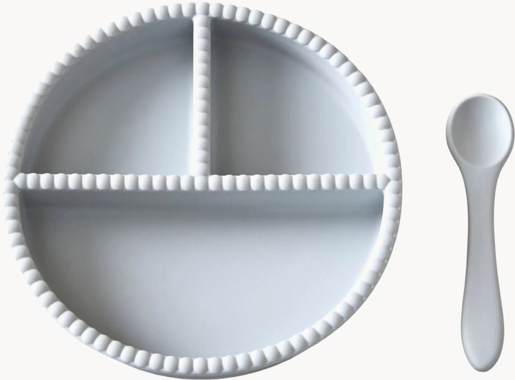 Conjunto de jantar para crianças em silicone Bubble, conjunto de 2