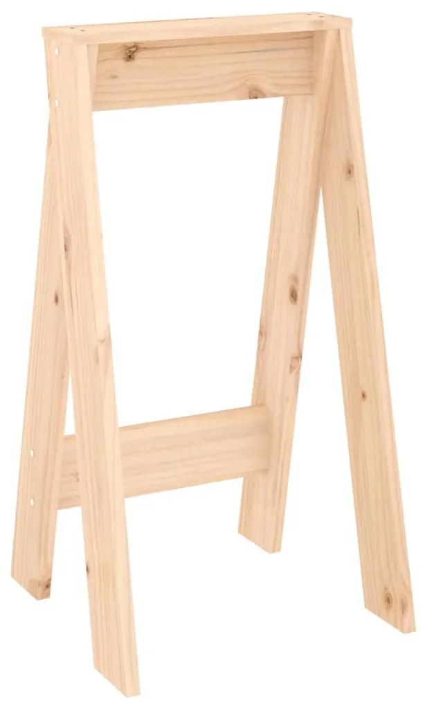 Bancos 2 pcs 40x40x75 cm pinho maciço